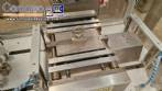 Sarong SAAS model blister forming and sealing machine for suppositories.