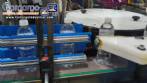Complete water bottling line for carbonated drinks, triblock bottling machine, carbonator, labeler, BOPP baler