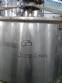 Stainless steel 1000 L storage tank with agitator