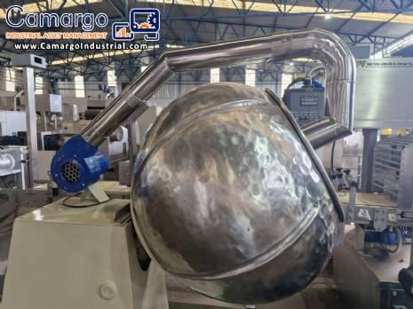 Incapri 100 kg stainless steel bowl dragee