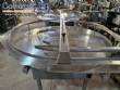 Masipack 1200 mm stainless steel rotating accumulator table