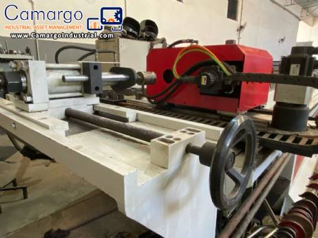Hydraulic pipe bending machine with 3 axes and electronic monitoring by CNC