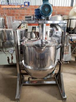 Stony industrial mixer for peanut butter cups with motor and reducer -  Camargo Industrial - Used Machines