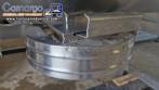 Mecamau Stainless steel ribbon blender mixer for powders.