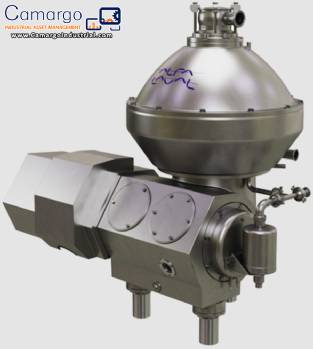 Bactofugal vertical centrifuge with automatic discharge for milk clarification Alfa Laval