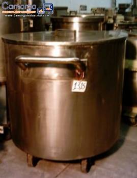 316 stainless jacketed tank