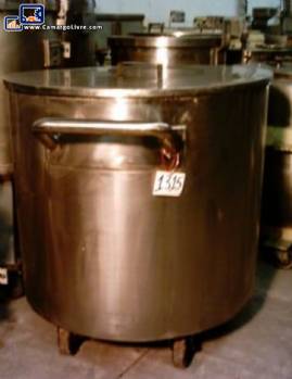 316 stainless jacketed tank