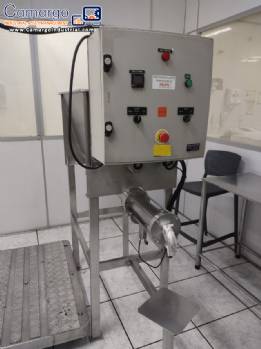 Peres & Cannheiro 120 kg dosing machine with stainless steel paddle mixer for granulated pasty products
