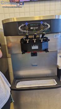 Top Taylor stainless steel espresso ice cream machine with 3 extraction nozzles