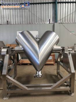 V-shaped mixer stainless steel 316L 600 L
