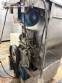 Stainless steel meat grinder with size 98 opening.