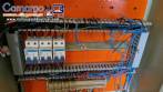 Stainless steel mixer with conveyor belt