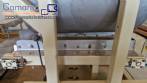 Stainless steel mixer with conveyor belt