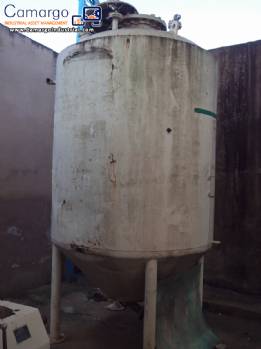 Jacketed tank 5000 litres for chocolate