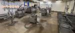 Industrial plant/refrigeration processing plant for deboning and processing meats and sausages.