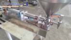 Semi-automatic filling machine for liquids and pasties with 1 nozzle