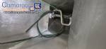 Ibrasmak meat block cutter/breaker with Simetria grinder and conveyor belt.