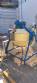 Tilting concrete mixer-type coating pan with blower for caramelization.