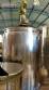 Stainless steel tank for 1,500 liters jacketed with agitator