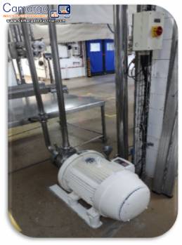 REX-III/II/K Meteor 40 HP stainless steel colloidal mill