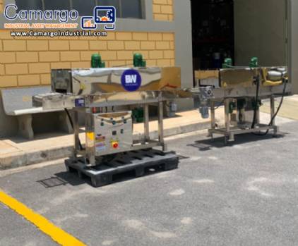Stainless steel tunnel for ultra-fast heating and cooling, BW Machines