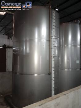 15,000 liter stainless steel storage tank