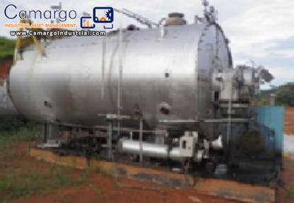 Industrial boiler for steam generation CBC