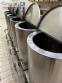 Stainless steel mixing and beating tanks with refrigeration for ice cream syrups