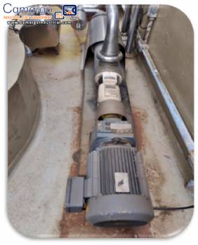 Helical positive pump in stainless steel 316 Netzsch 10 m� / h