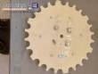 Erli rotary liquid filling machine with 4 pistons, 14,400 units per hour.
