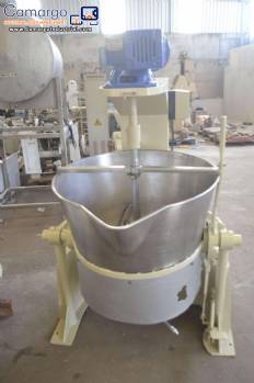 Stony industrial mixer for peanut butter cups with motor and reducer -  Camargo Industrial - Used Machines