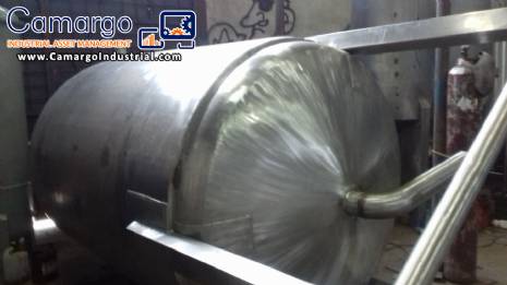 Stainless steel mixing tank 3000 L