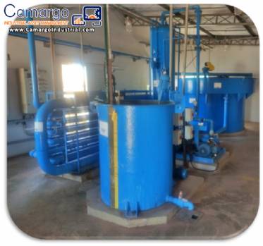Dissolved air flotation system, treatment plant, 30 m³/h, Consultec PA