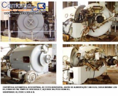 Stainless steel centrifuges