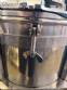 Stainless steel jacketed heating tank, 50 liters