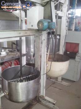 Stony industrial mixer for peanut butter cups with motor and reducer -  Camargo Industrial - Used Machines