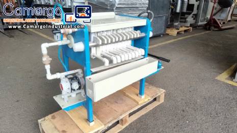 Master Pump 10-plate 250 x 250 mm filter press