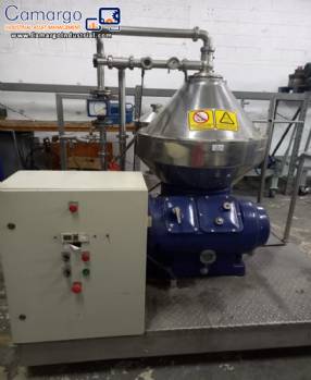 Stainless steel centrifuge for the production of juices, beers and wines Alfa Laval VNPX