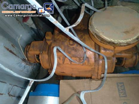 Double stage liquid ring vacuum pump