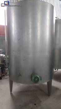 Stainless steel storage tank for 3,000 L Brasholanda