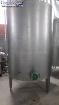 Stainless steel storage tank for 3,000 L Brasholanda