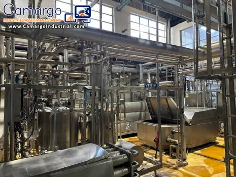 UHT VTIS Tetra Pak system aseptic processing sterilization dairy milk 13,000 liters / hour