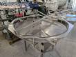 Masipack 1200 mm stainless steel rotating accumulator table