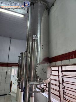 2,000 liter stainless steel tank