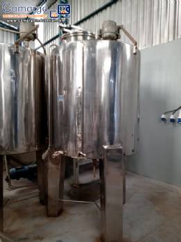 Stainless steel tank 1.500 L