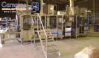 In-line thermoforming filling and sealing machine for fruit and dairy drinks of the FFS Bisignano