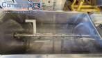 Horizontal paddle mixer in stainless steel, 200 liters, 2 HP.
