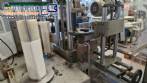Automatic stainless steel labeling machine with two heads for Narita self-adhesive labels