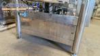 Automatic stainless steel labeling machine with two heads for Narita self-adhesive labels