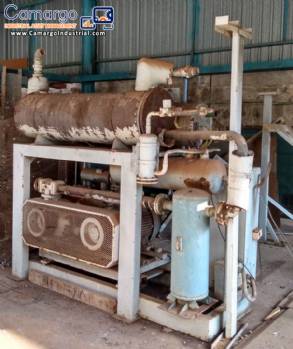 Sabroe compressor for ammonia with condenser